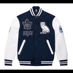 OVO / Toronto Maple Leafs Varsity Jacket size L